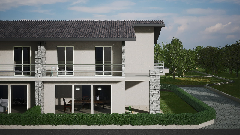 Villa Bifamiliare CARNAGO vendita  Rovate Via CANTALUPPI, SOLUZIONE CASA SAS