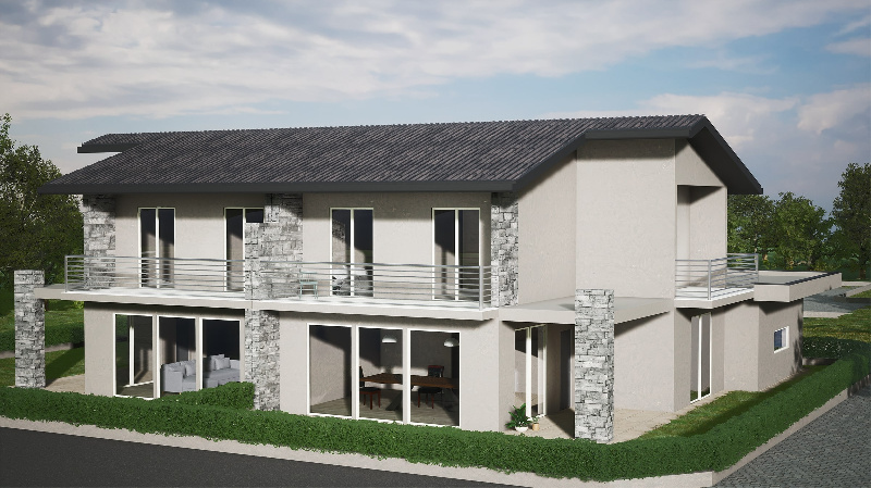 Villa Bifamiliare CARNAGO vendita  Rovate Via CANTALUPPI, SOLUZIONE CASA SAS